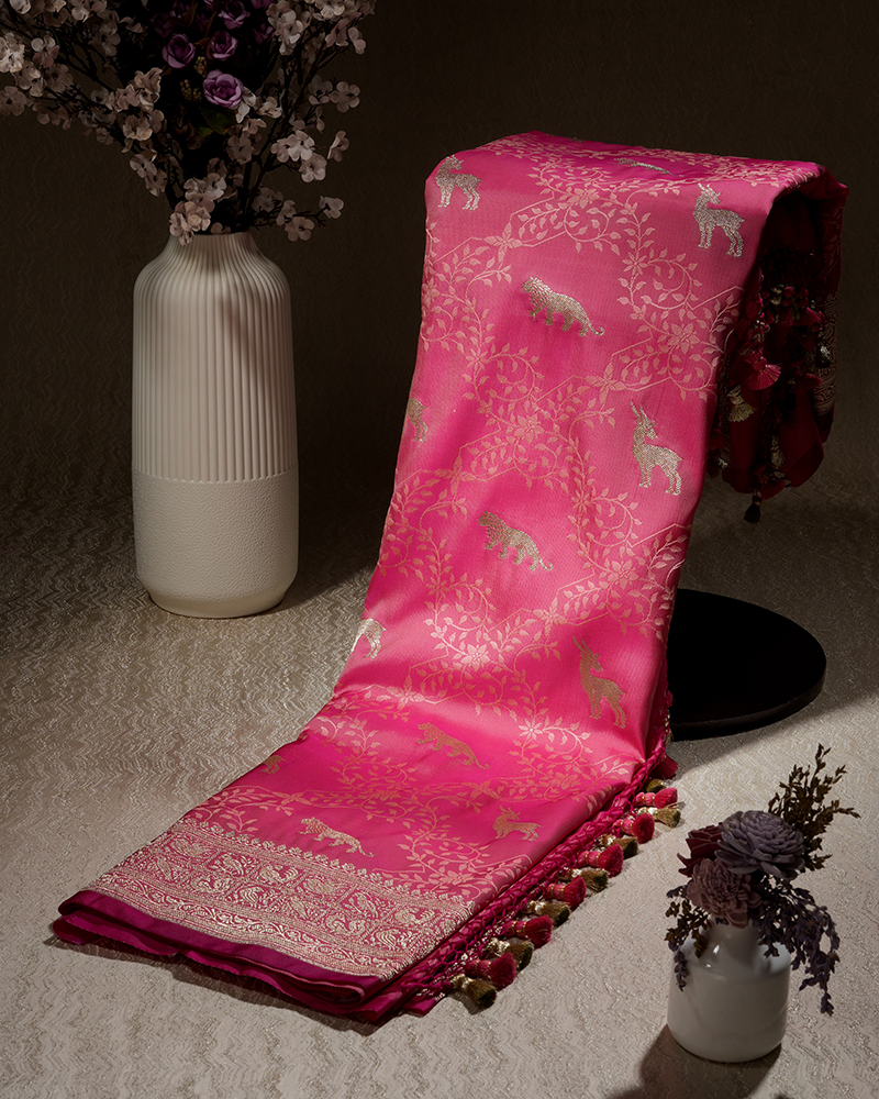 NOOR PARI 6 MAIN NOOR PARI - Mushroo Silk Shikargah - 2 - Image 1