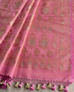 Mushroo Silk Shikargah Banarasi Saree - Image 2